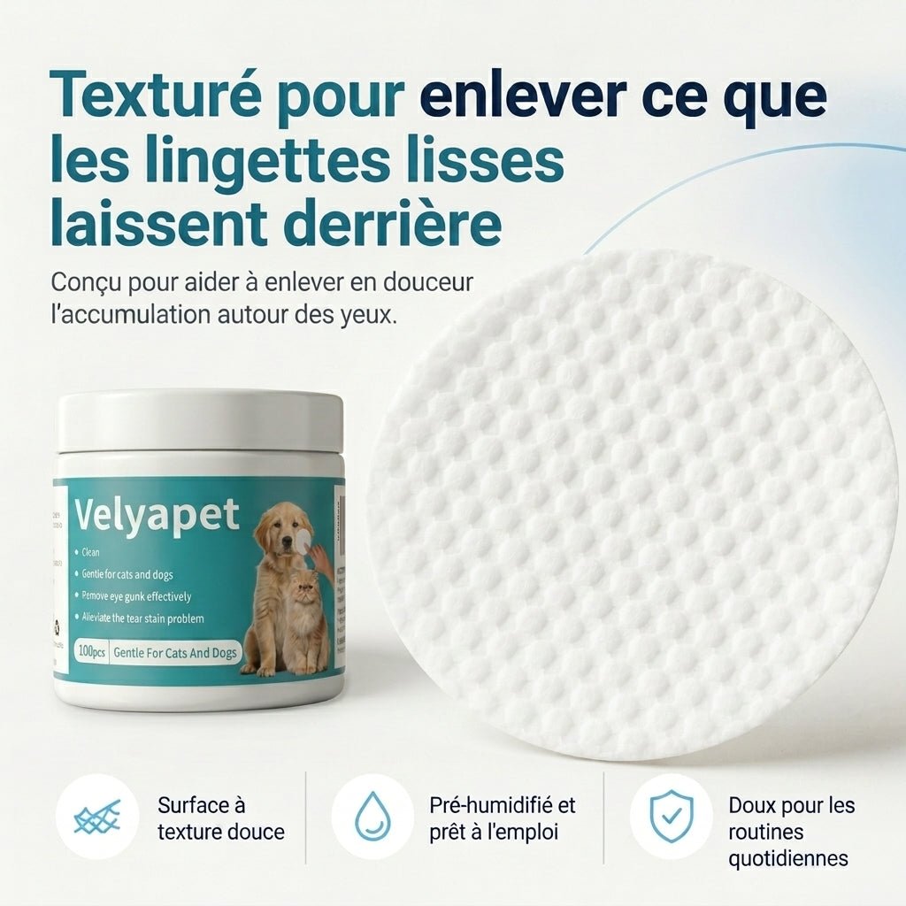 Velyapet – Lingettes pour traces de larmes chiens & chats - Velyapet